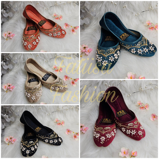 Fatiisa's Gorgeous Velvet Ladies Khussa Shoes For Special Occasions