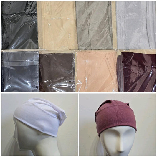 Headscarf head Inner tube / under hijab cap cotton