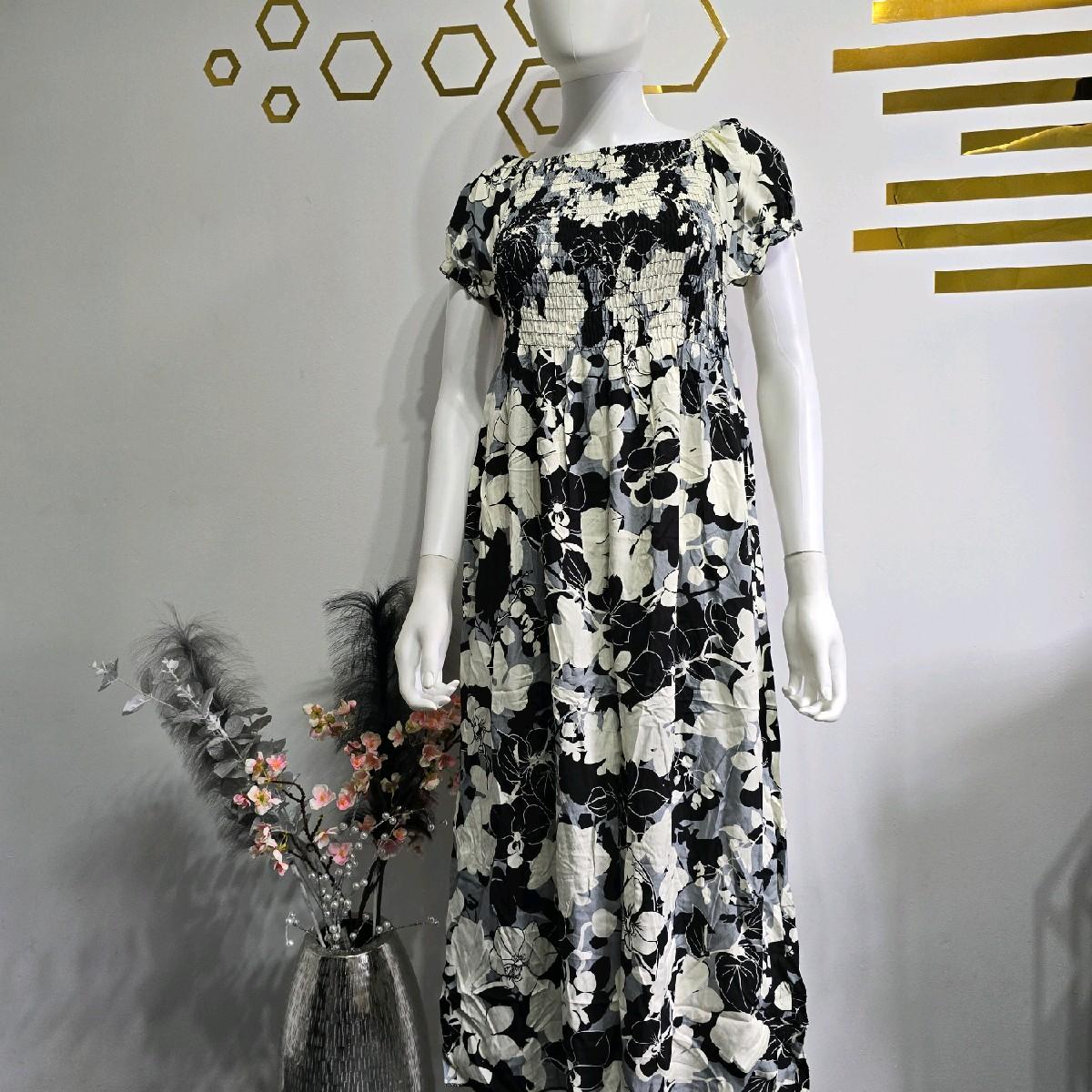 Beautiful Floral Summer Cotton Dresses for Women - Available in Sizes M/L and XL/XXL